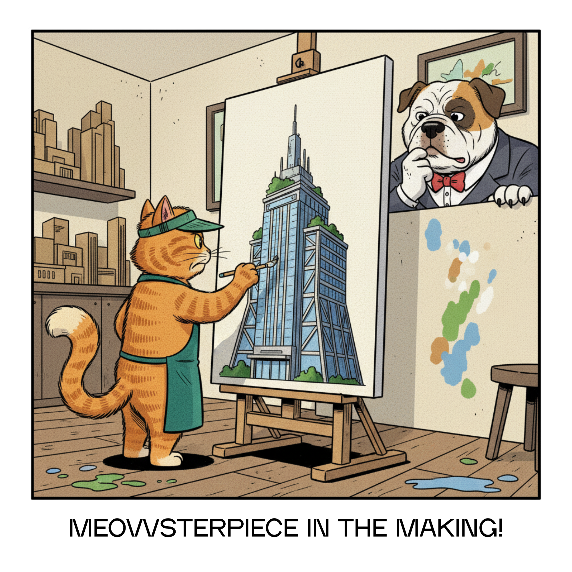 MEOWSTERPIECE IN THE MAKING!